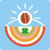 sunrise coffee eye rainbow smile clover logo (9)